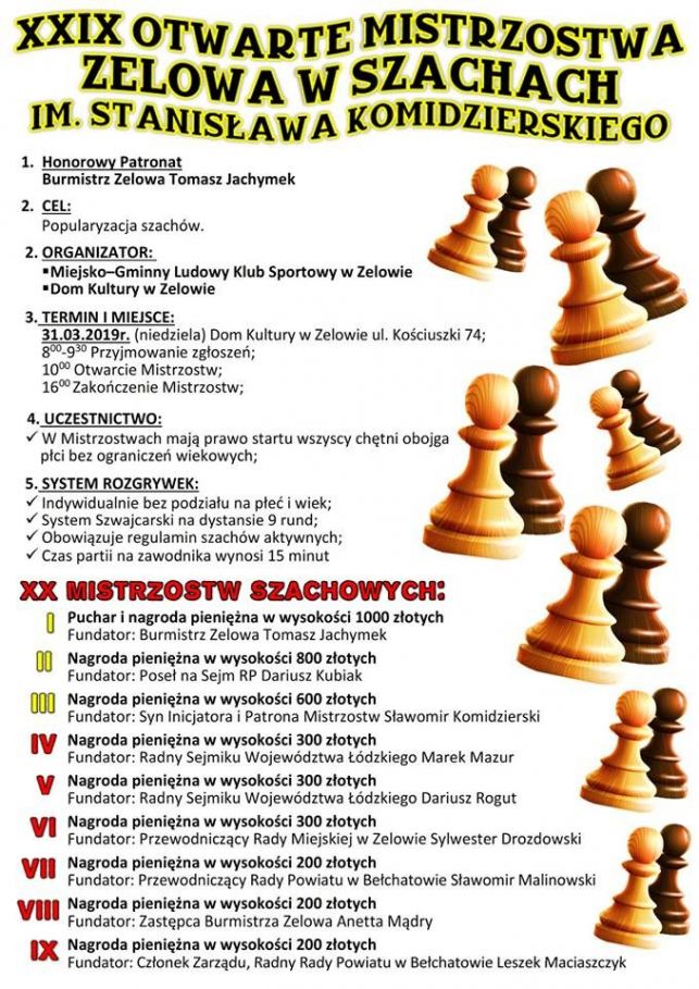 Zelów - szachową stolicą Polski. Już w najbliższą niedzielę wielkie granie! - Zdjęcie główne