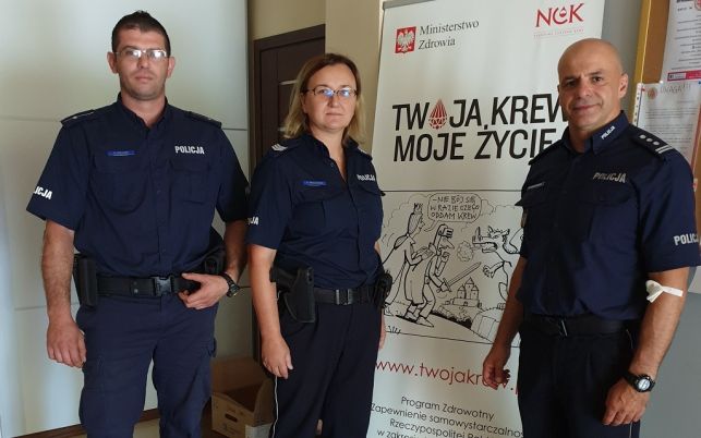 Polała się krew bełchatowskich policjantów - Zdjęcie główne