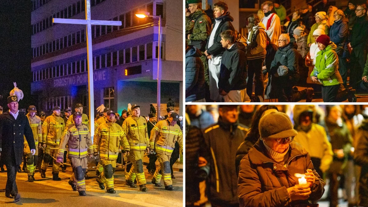 Droga krzyżowa w Bełchatowie. Wierni modlili się na ulicach miasta [FOTO]