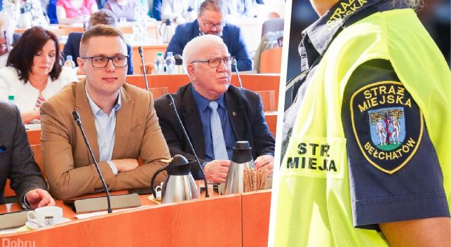 Projekt uchwały o likwidacji bełchatowskiej Straży Miejskiej gotowy.  Radni z PiS i KO mówią jednym głosem... [VIDEO] - Zdjęcie główne