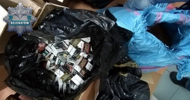 Policyjna akcja na targowisku w Bełchatowie. Zarekwirowano towar za kilkadziesiąt tysięcy złotych - Zdjęcie główne