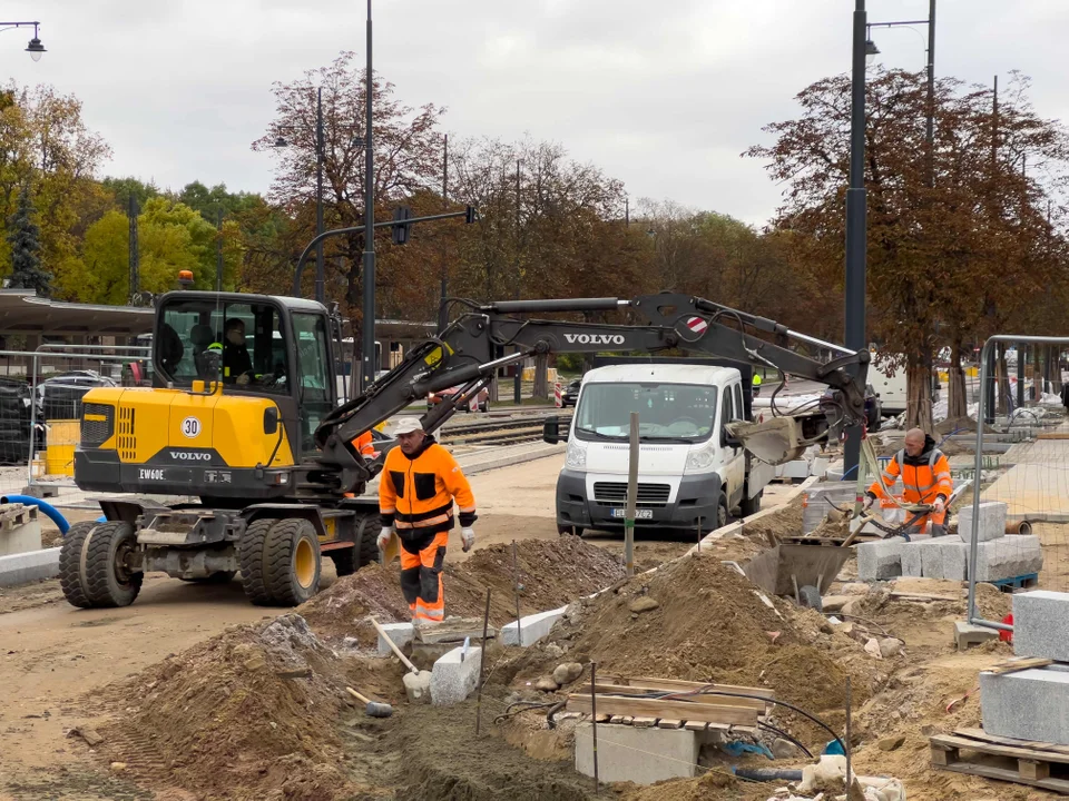 Trwa budowa Bulwarów Północnych w Łodzi