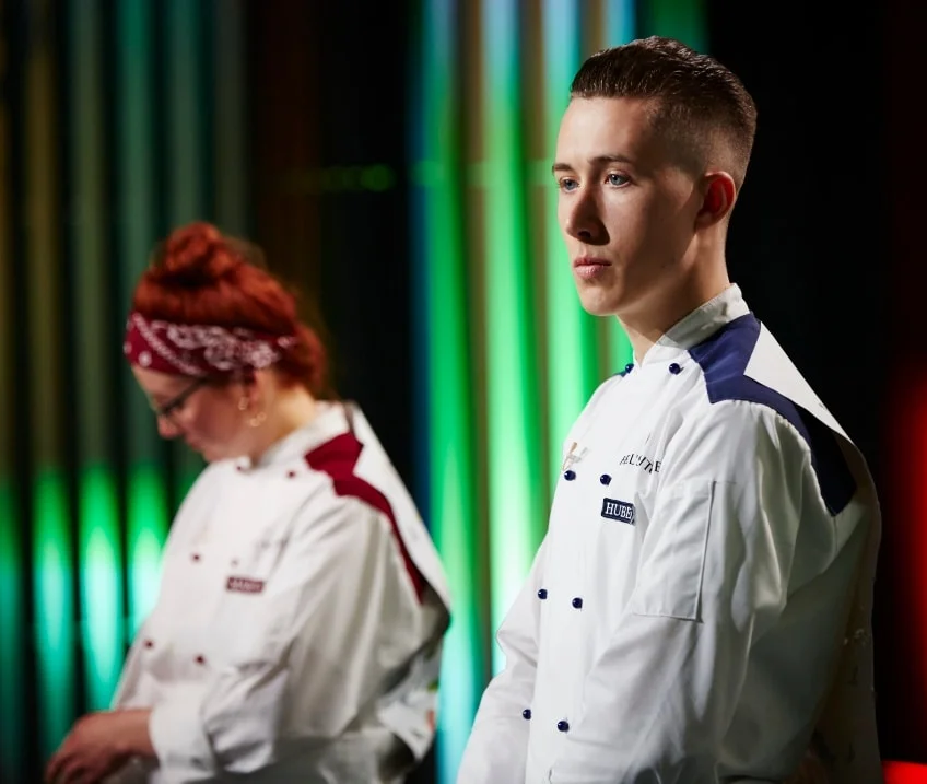 Hubert Jabłoński - łodzianin, kucharz i strażak ochotnik w wielkim finale Hell's Kitchen