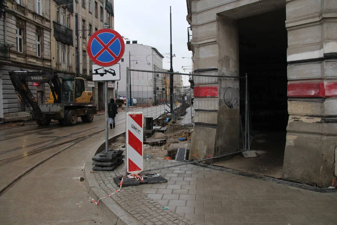 Powrót tramwajów MPK Łódź na skrzyżowanie Zachodnia/Legionów w Łodzi