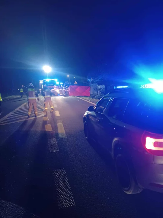 Wypadek na DK10 w Drobinie