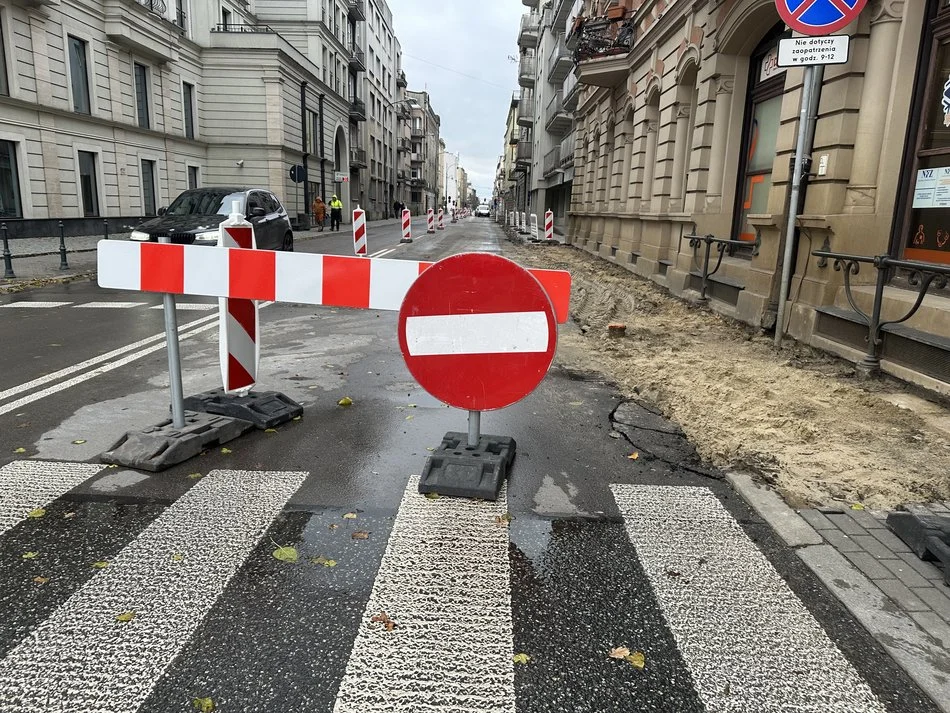 Zakaz wjazdu na ważną ulicę w centrum Łodzi. Uwaga na utrudnienia! - Zdjęcie główne