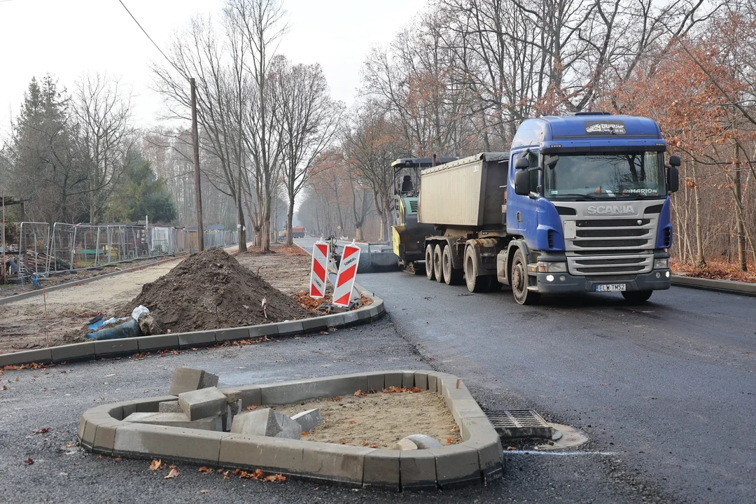 Przebudowa ulicy Szczecińskiej w Łodzi wchodzi w kolejny etap