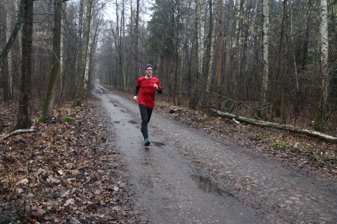 Walentynkowy parkrun w Lesie Łagiewnickim