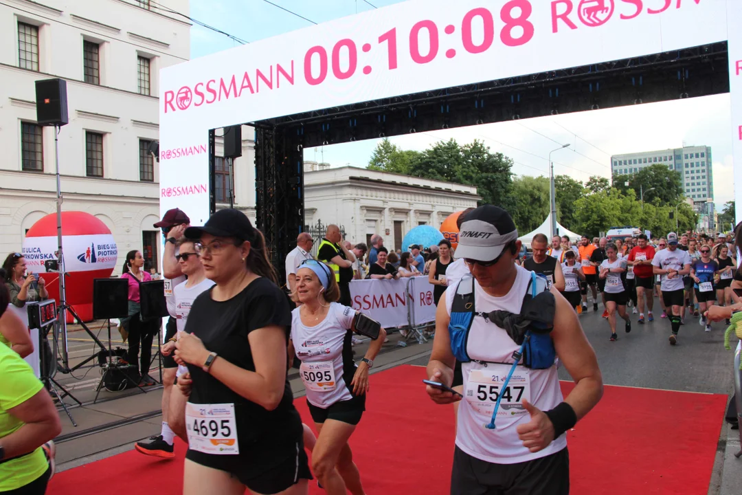 21. Bieg Ulicą Piotrkowską Rossmann Run w Łodzi