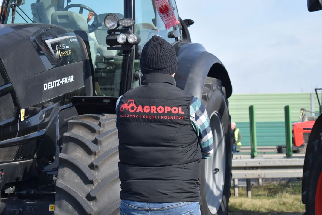 Protest rolników w Łódzkiem