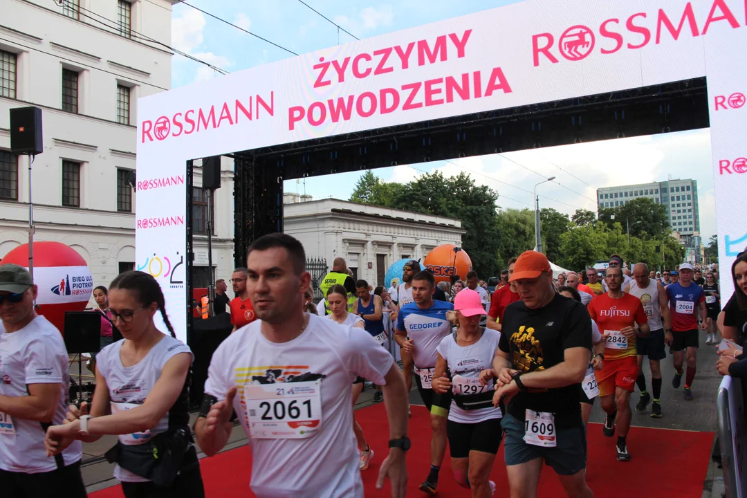 21. Bieg Ulicą Piotrkowską Rossmann Run w Łodzi