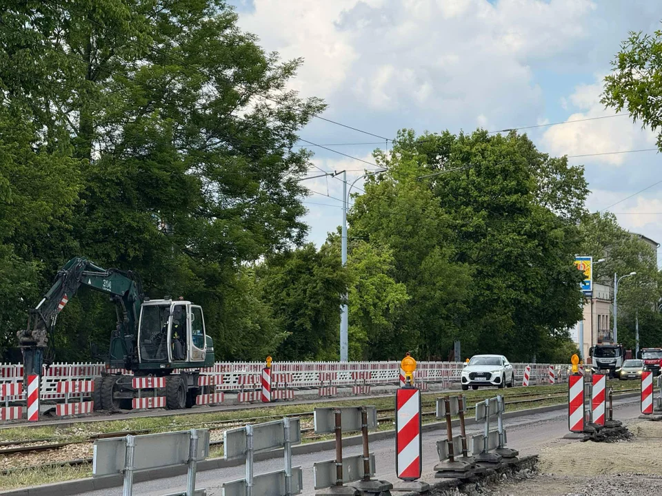 Remont ul. Pabianickiej w Łodzi