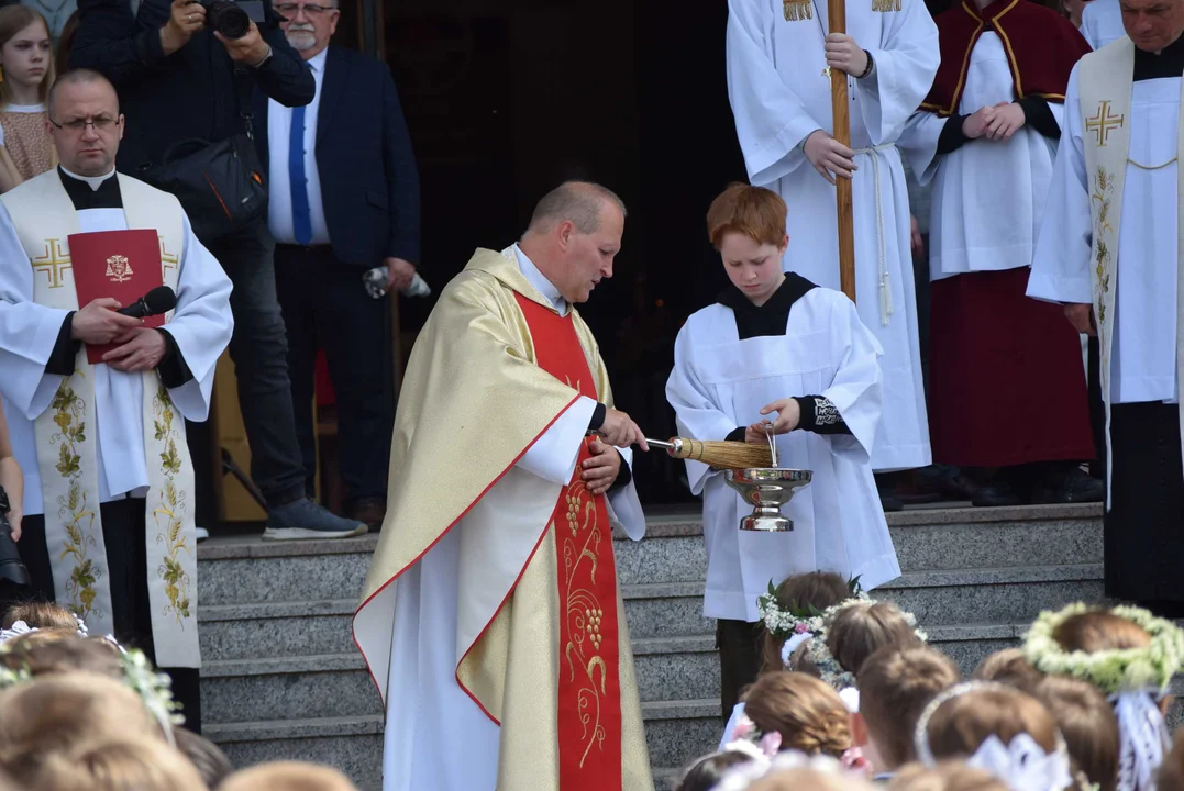 Pierwsza Komunia Święta w parafii pw. Chrystusa Króla w Łodzi