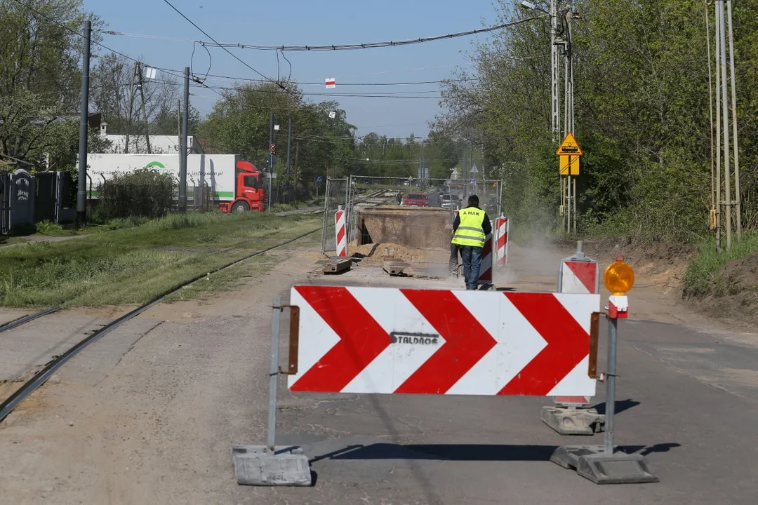 Budowa kolektora deszczowego na Telefonicznej w Łodzi