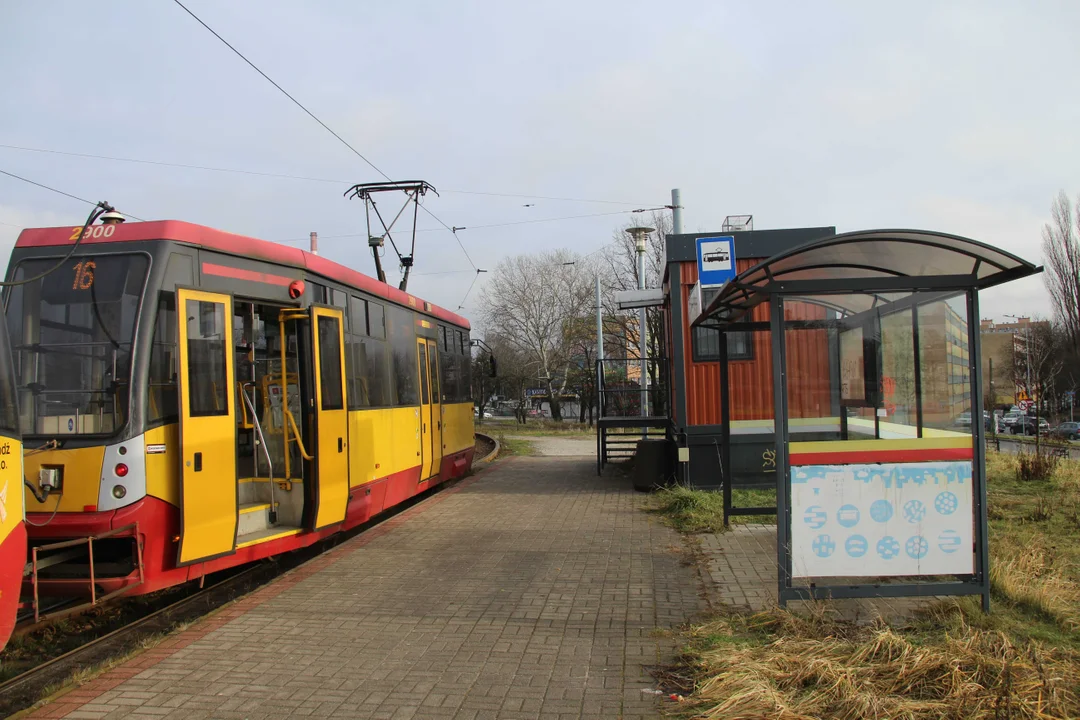 Krańcówka tramwajowa Łódź Żabieniec