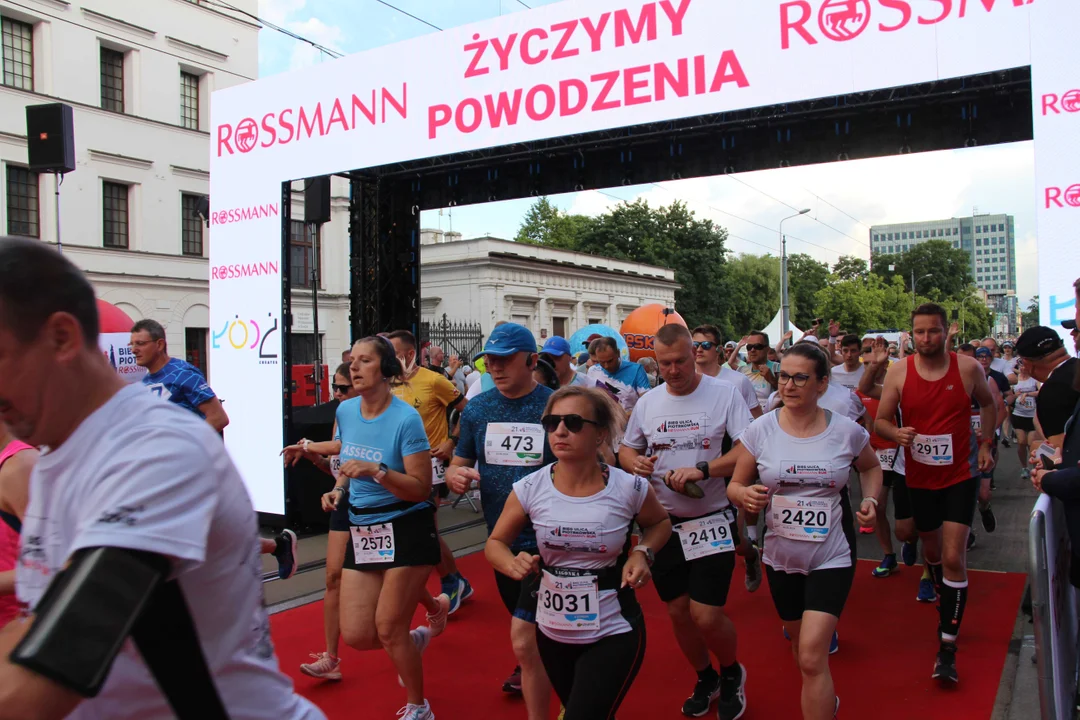 21. Bieg Ulicą Piotrkowską Rossmann Run w Łodzi