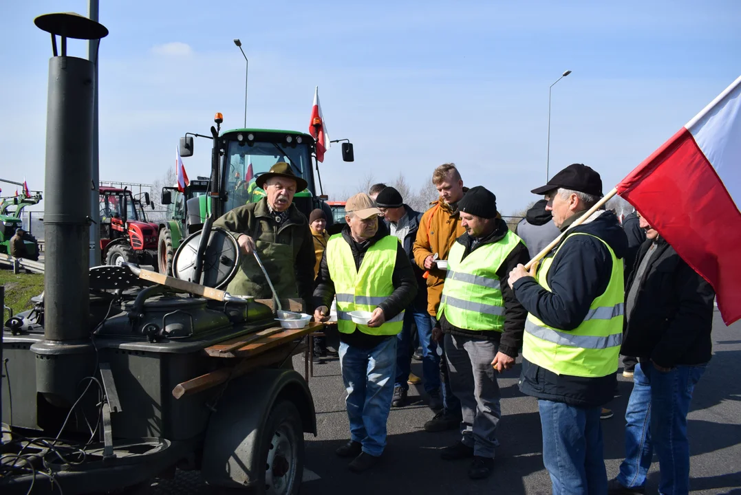 Protest rolników w Łódzkiem