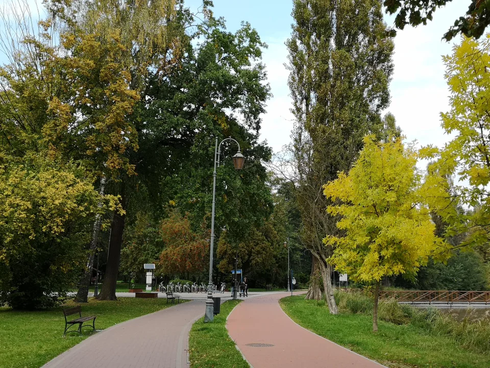Pierwsze oznaki jesieni w zgierskim parku - zobacz zdjęcia!