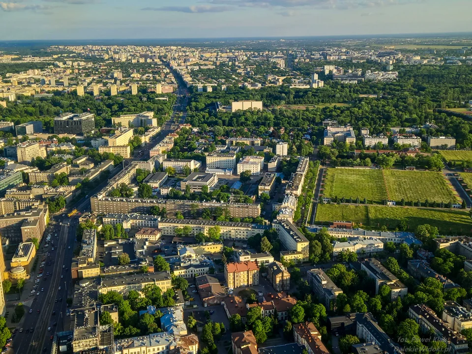 Z najwyższego budynku w UE widać Łódź