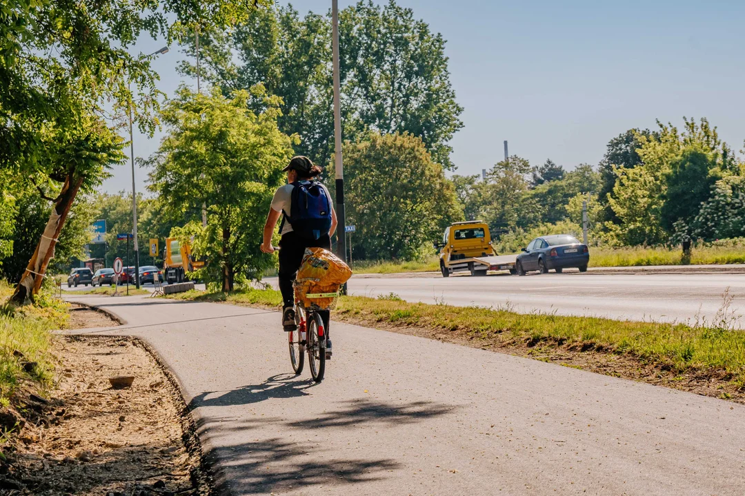 Budowa nowego ciągu pieszo-rowerowego na Retkini