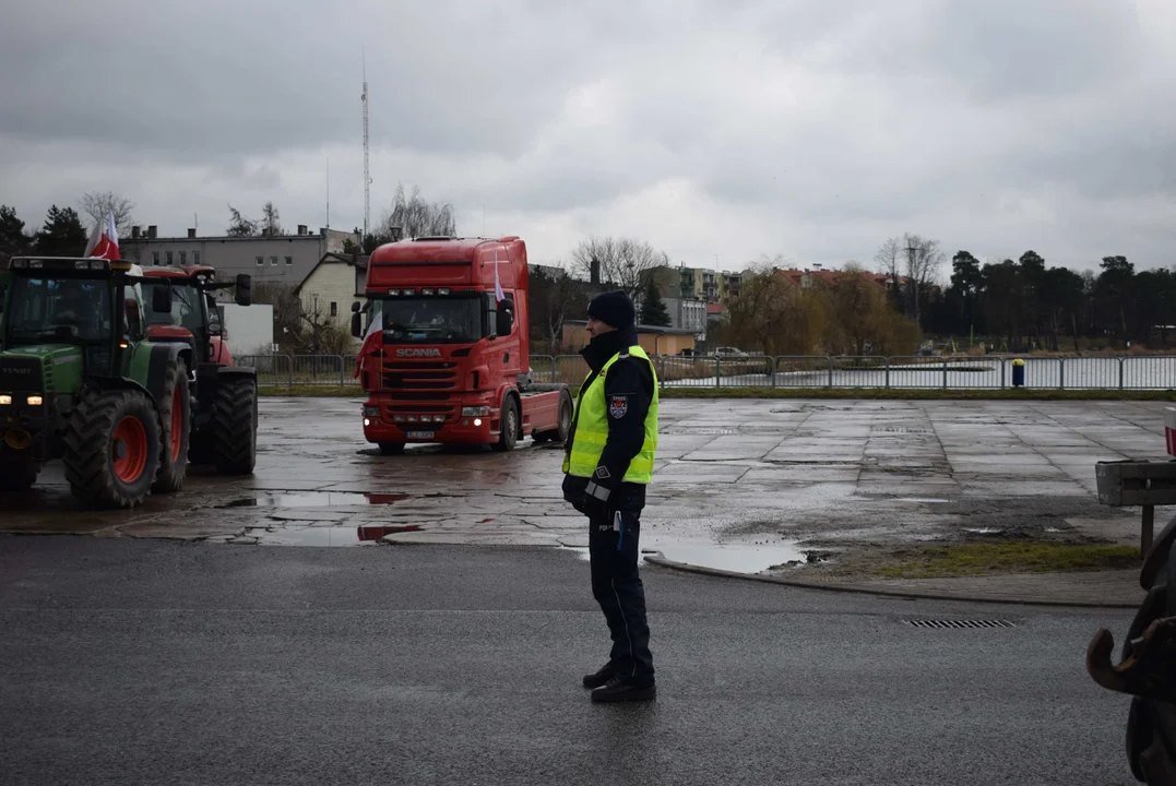 Protest rolników w Łódzkiem