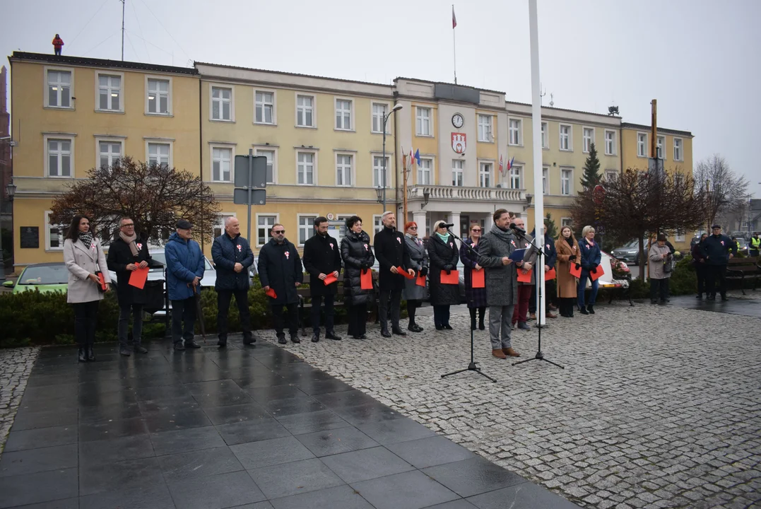 Żywa flaga w Zgierzu