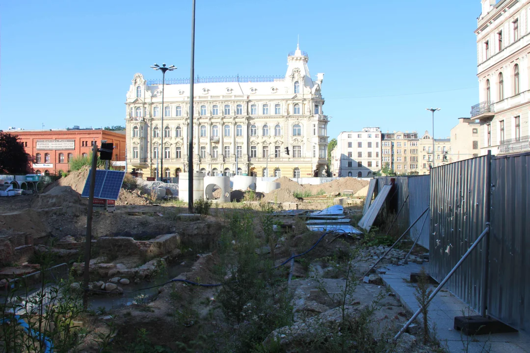 Budowa tunelu kolejowego pod Łodzią - 28.09.2023 r.