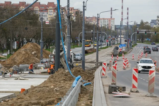 Trwają prace na Widzewie. Rozkopy na Przbyszewskiego