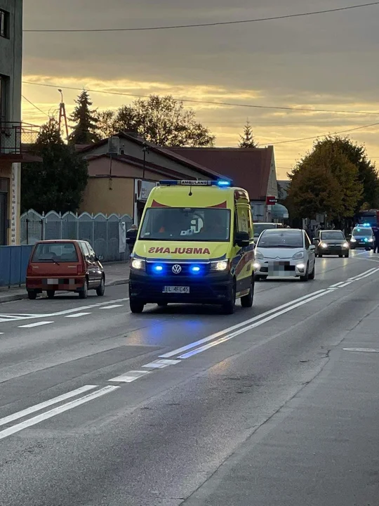 Potrącenie rowerzysty w Krośniewicach. Lądował śmigłowiec LPR