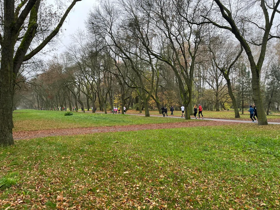 Bieg w Parku na Zdrowiu w Łodzi