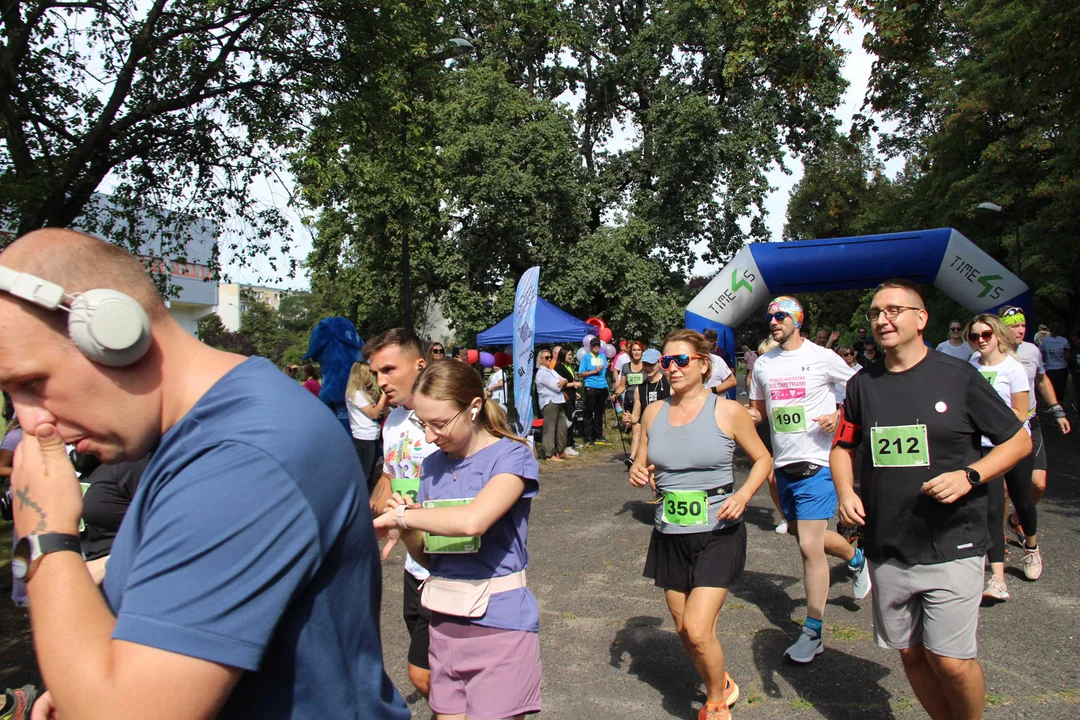 Bieg "Szczęśliwa 13" w parku Baden-Powella w Łodzi