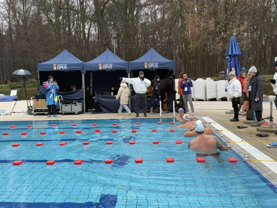 Zimne pływanie w Aquaparku Fala w Łodzi, 14.12.2024 r.