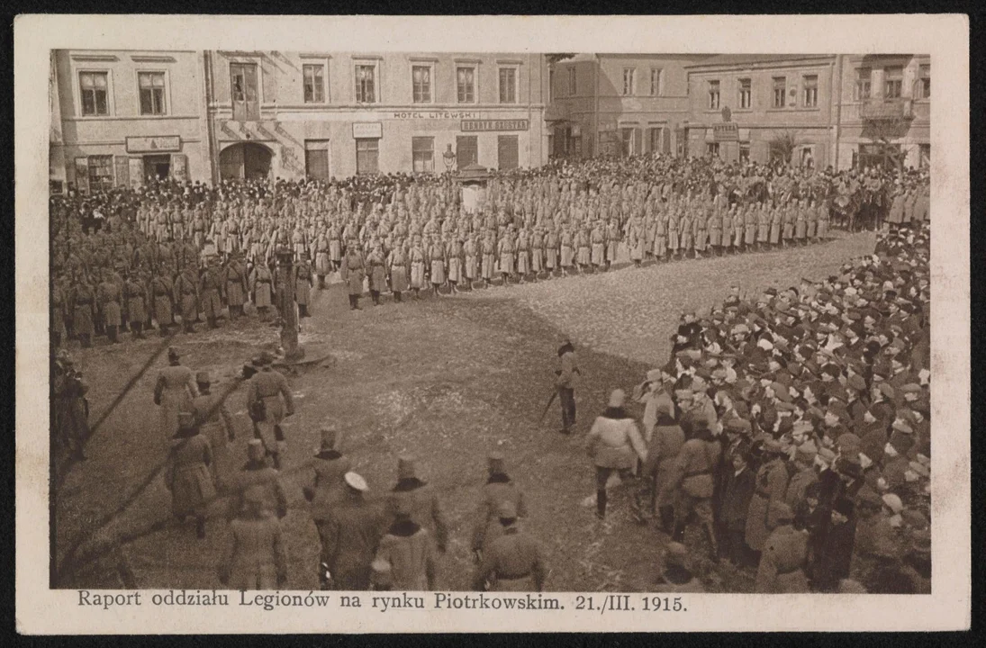 110 lat temu Piotrków był stolicą Legionów Polskich. Upamiętniła to seria pocztówek [ZDJĘCIA] - Zdjęcie główne