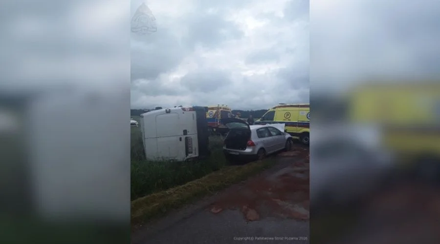 Wypadek gmina Grabica 11.06.26