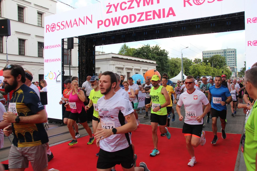 21. Bieg Ulicą Piotrkowską Rossmann Run w Łodzi