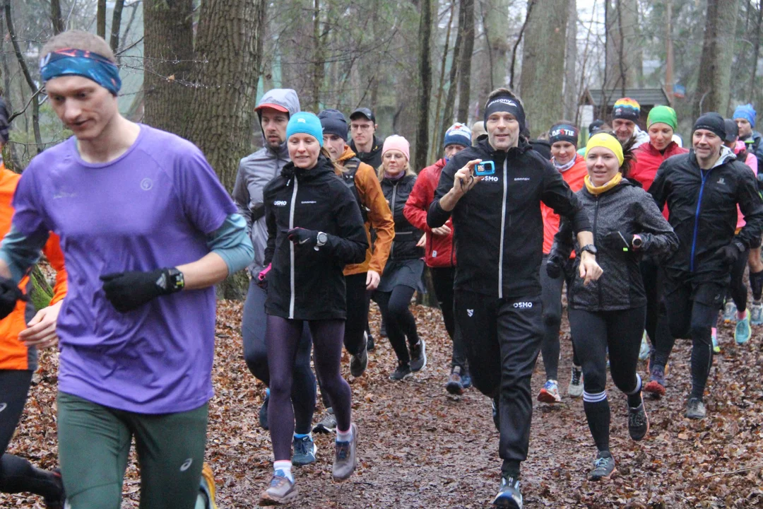 Walentynkowy parkrun w Lesie Łagiewnickim