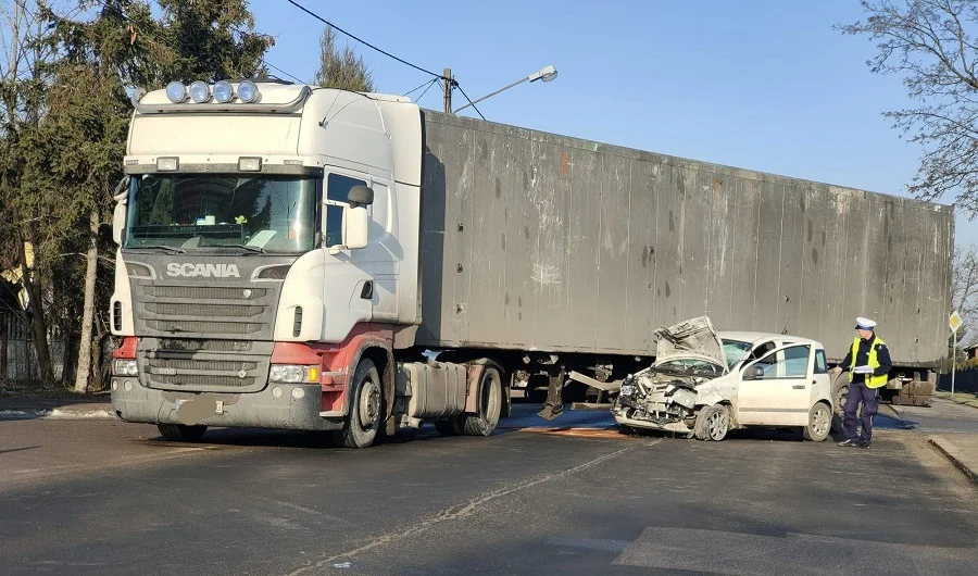 Wypadek Łódzka Piotrków