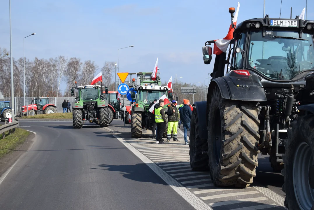 Protest rolników w Łódzkiem