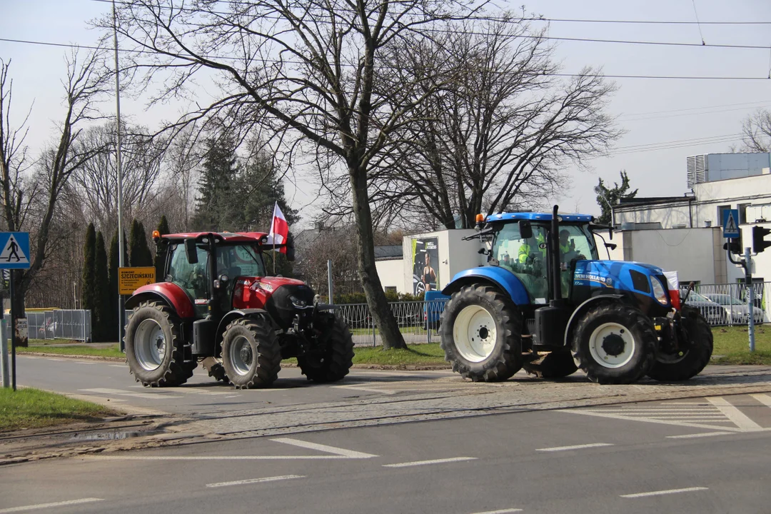 Protest rolników w Łódzkiem