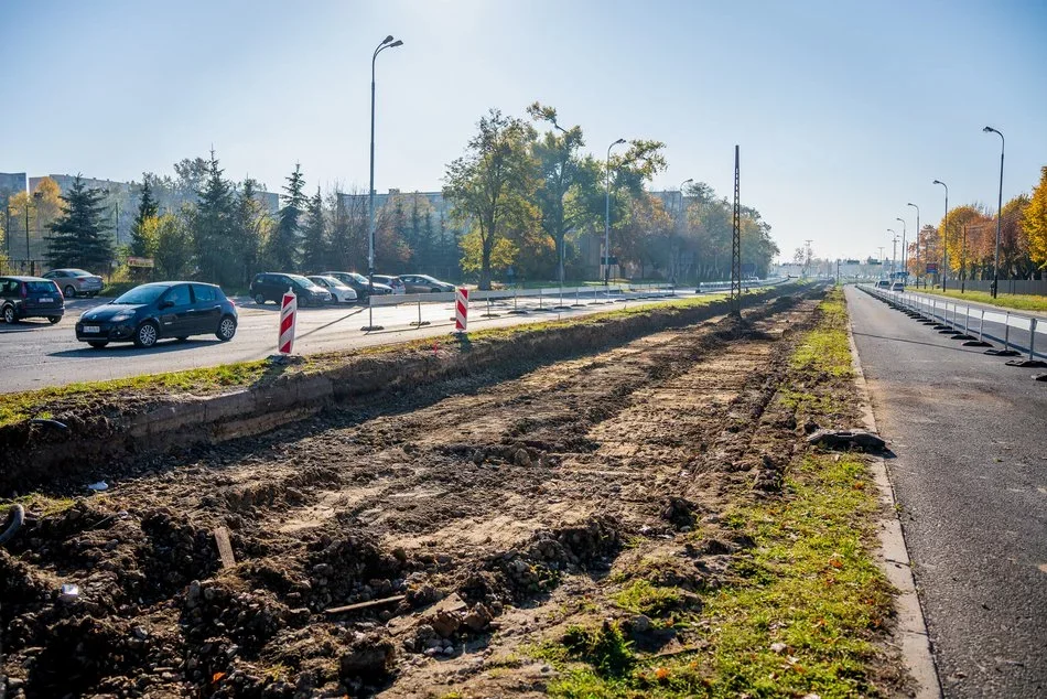 Trwa remont kolejnego odcinka alei Śmigłego-Rydza