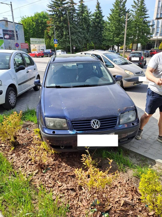 Parkowanie na trawnikach w Pabianicach