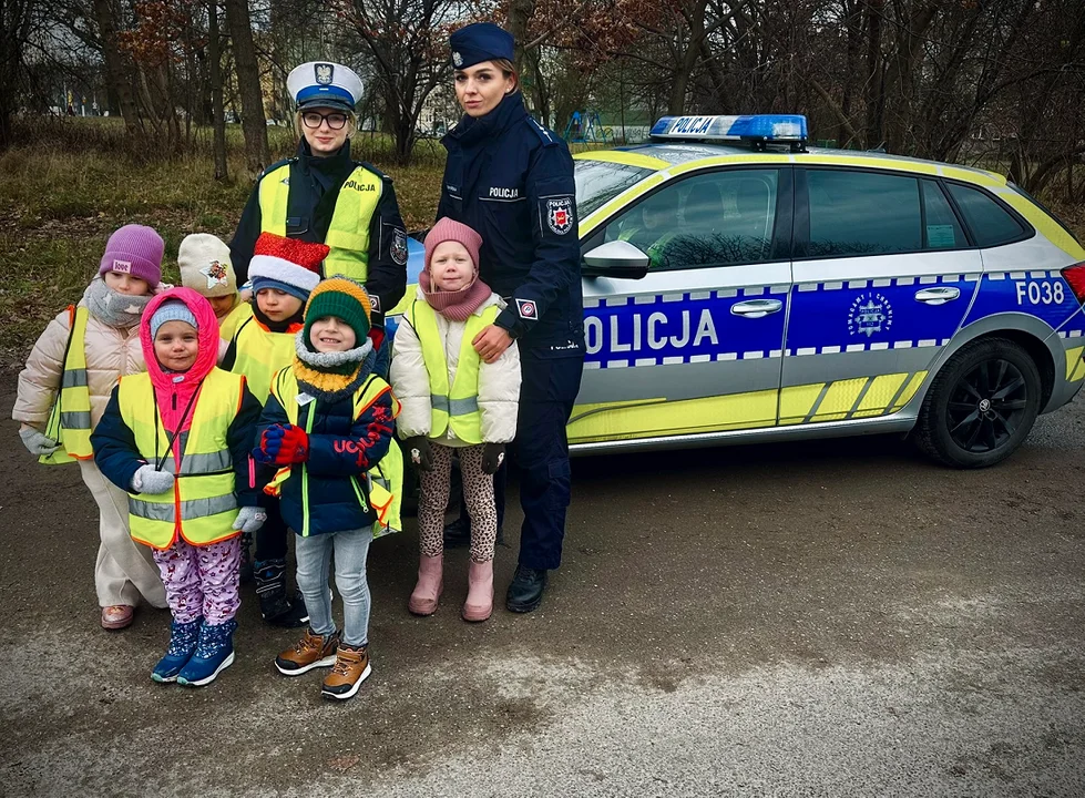 Mikołajkowa akcja policji wraz z łódzkimi przedszkolakami