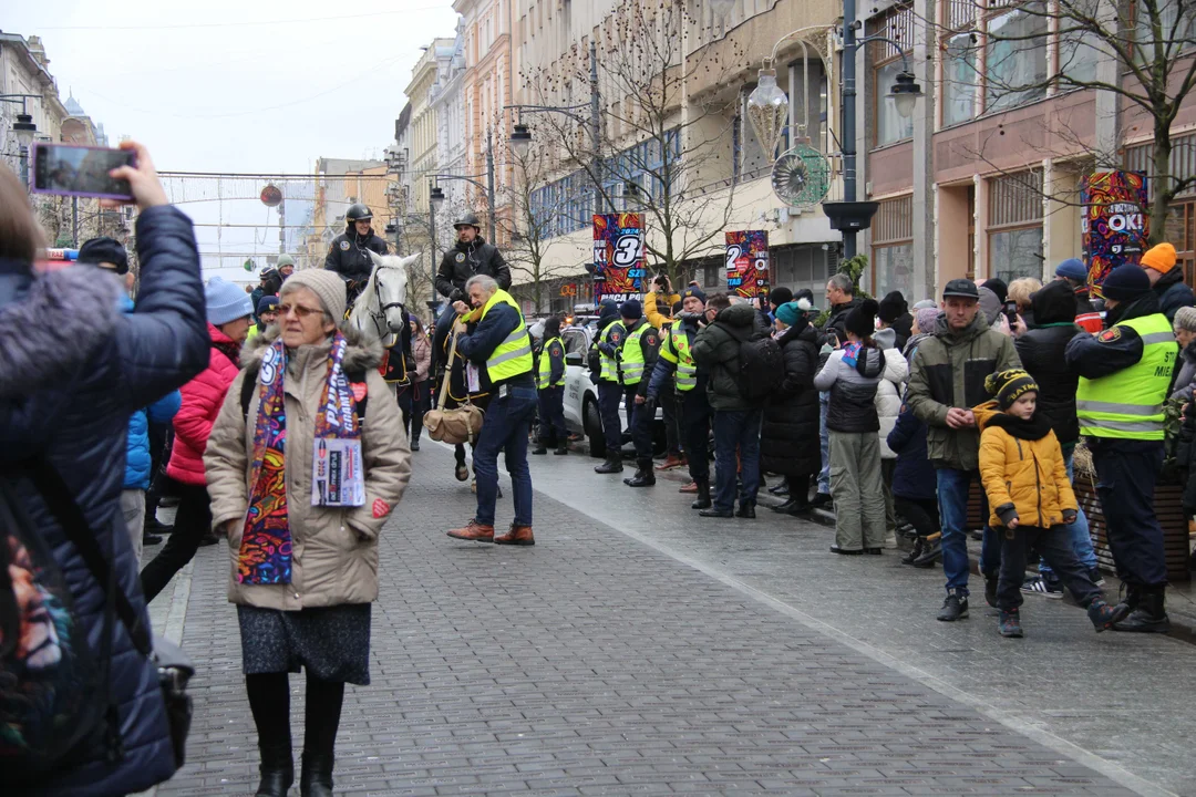 Wielka szarża ulicą Piotrkowską