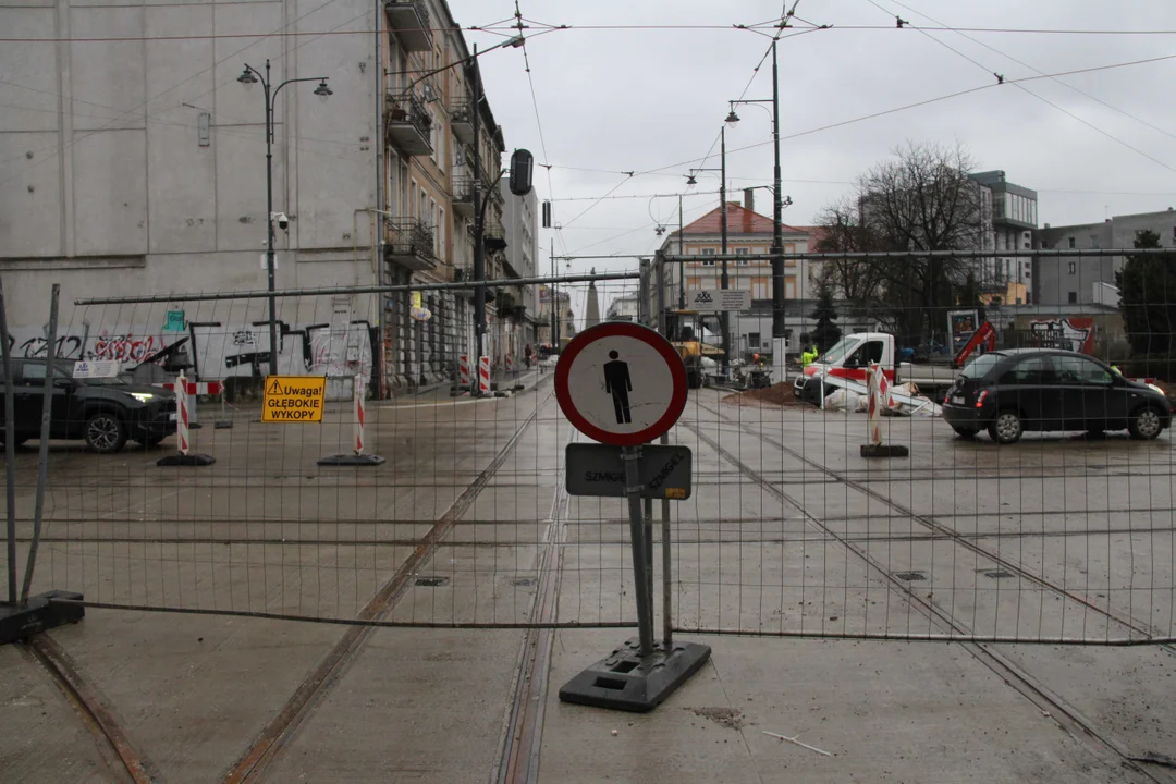 Powrót tramwajów MPK Łódź na skrzyżowanie Zachodnia/Legionów w Łodzi