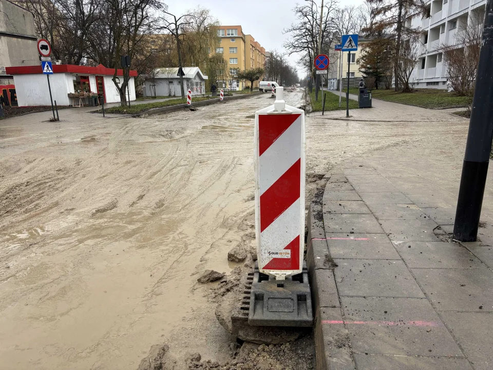 Remont ulicy Boya-Żeleńskiego w Łodzi