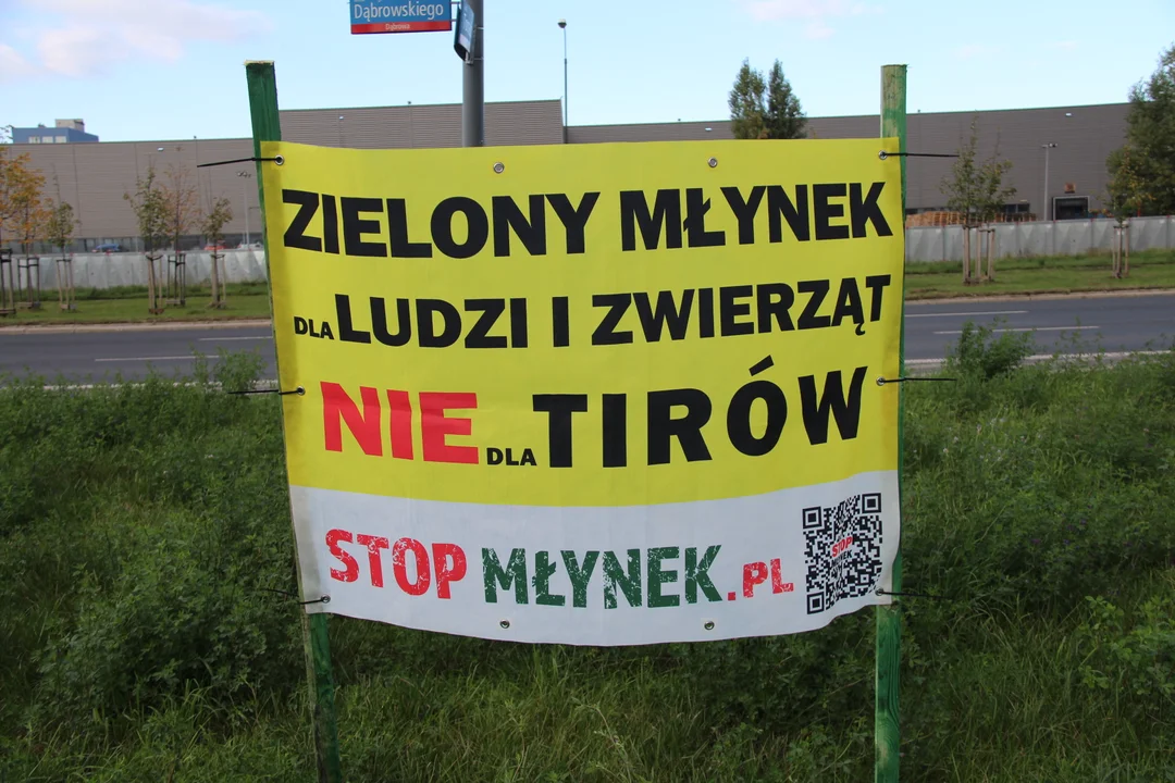 Protest mieszkańców Młynka - 15.10.2024 r.