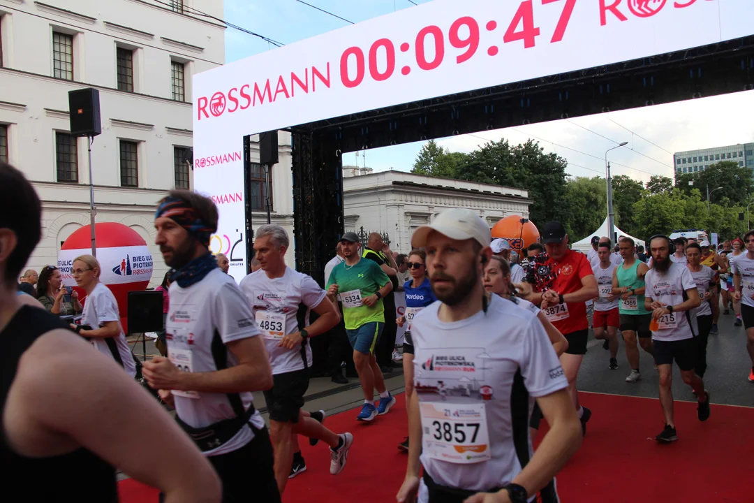 21. Bieg Ulicą Piotrkowską Rossmann Run w Łodzi