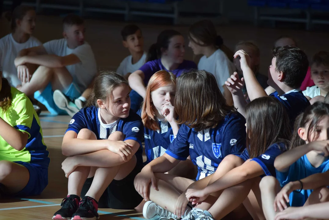 Olimpijczycy poprowadzili zajęcia WF-u