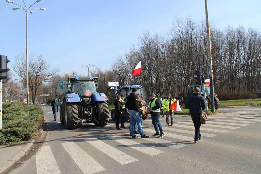 Protest rolników w Łódzkiem