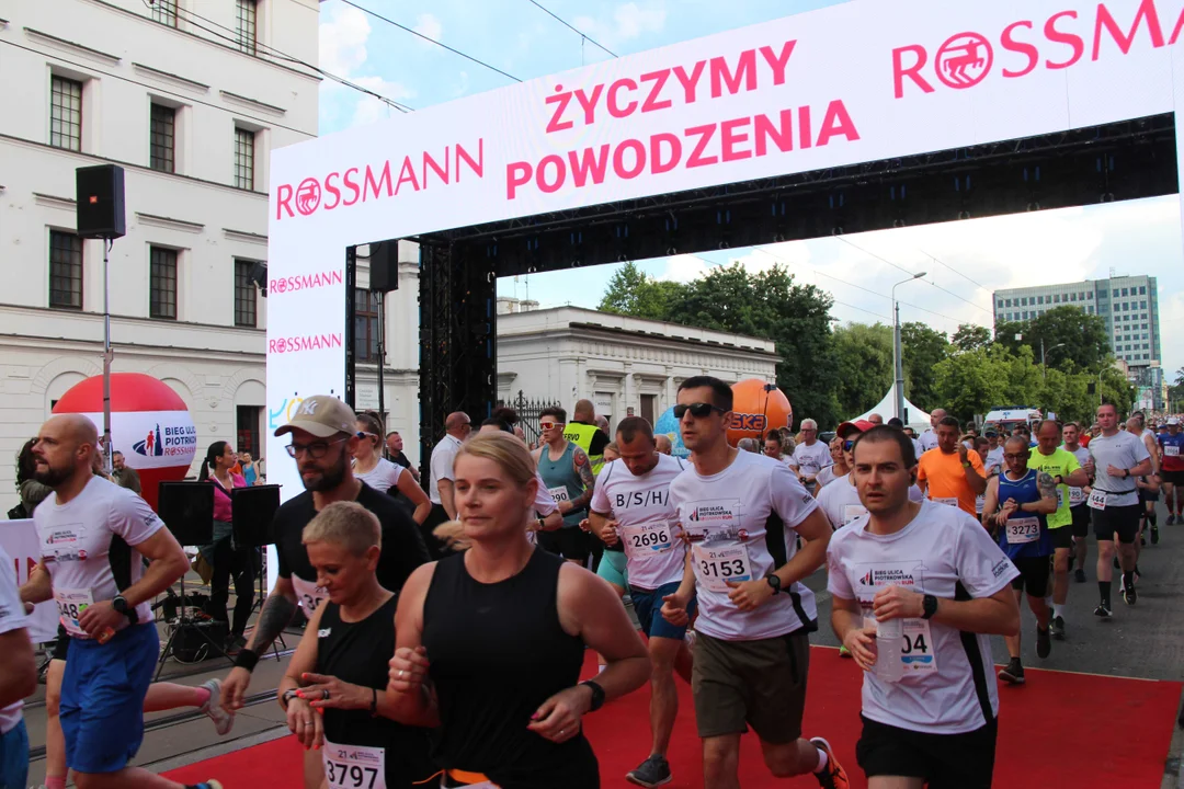 21. Bieg Ulicą Piotrkowską Rossmann Run w Łodzi